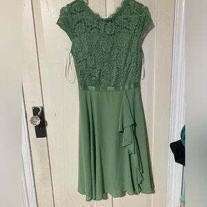 Miusol Green Lace Dress